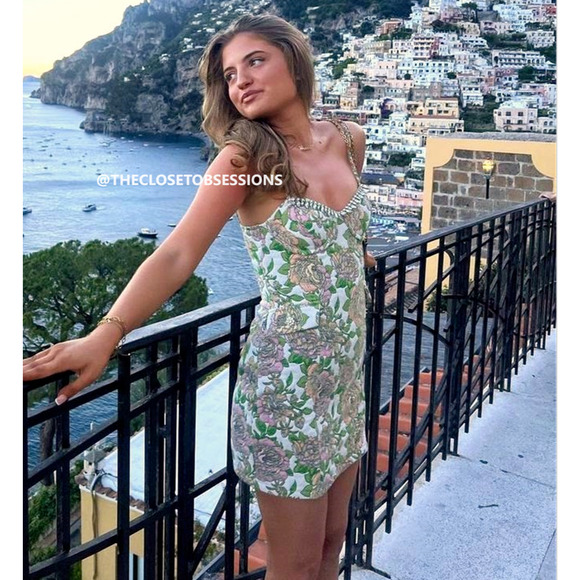 ZARA BLOGGER FAVE!!! Floral Mini Dress NWT - Picture 8 of 16